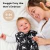 image:imageYoofoss Baby Sleep Sack 1218 Months TOG 10 Baby Wearable Blanket 2 Pack 100 Organic Cotton Infant Toddler Sleeping Sack 2Way Zipper Lightweight Sleep Sack05 Togblack Forestpack of 1
