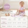 image:imageYoofoss Baby Sleep Sack 1218 Months TOG 10 Baby Wearable Blanket 2 Pack 100 Organic Cotton Infant Toddler Sleeping Sack 2Way Zipper Lightweight Sleep SackPurple Butterfly