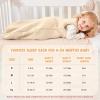 image:imageYoofoss Baby Sleep Sack 1218 Months TOG 10 Baby Wearable Blanket 2 Pack 100 Organic Cotton Infant Toddler Sleeping Sack 2Way Zipper Lightweight Sleep SackApricot