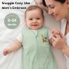 image:imageYoofoss Baby Sleep Sack 1218 Months TOG 10 Baby Wearable Blanket 2 Pack 100 Organic Cotton Infant Toddler Sleeping Sack 2Way Zipper Lightweight Sleep Sack10 Toggreen Giraffe