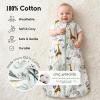 image:imageYoofoss Baby Sleep Sack 1218 Months TOG 10 Baby Wearable Blanket 2 Pack 100 Organic Cotton Infant Toddler Sleeping Sack 2Way Zipper Lightweight Sleep Sack10 Toggreen Giraffe