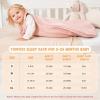 image:imageYoofoss Baby Sleep Sack 1218 Months TOG 10 Baby Wearable Blanket 2 Pack 100 Organic Cotton Infant Toddler Sleeping Sack 2Way Zipper Lightweight Sleep SackPink