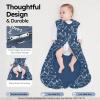 image:imageYoofoss Baby Sleep Sack 1218 Months TOG 10 Baby Wearable Blanket 2 Pack 100 Organic Cotton Infant Toddler Sleeping Sack 2Way Zipper Lightweight Sleep Sack05 Tognavy Dinosaur