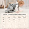 image:imageYoofoss Baby Sleep Sack 1218 Months TOG 10 Baby Wearable Blanket 2 Pack 100 Organic Cotton Infant Toddler Sleeping Sack 2Way Zipper Lightweight Sleep SackGrey