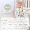 image:imageYoofoss Baby Sleep Sack 1218 Months TOG 10 Baby Wearable Blanket 2 Pack 100 Organic Cotton Infant Toddler Sleeping Sack 2Way Zipper Lightweight Sleep Sack05 Toggiraffepack of 1