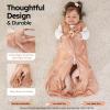 image:imageYoofoss Baby Sleep Sack 1218 Months TOG 10 Baby Wearable Blanket 2 Pack 100 Organic Cotton Infant Toddler Sleeping Sack 2Way Zipper Lightweight Sleep Sack05 Togbrown Rainbow