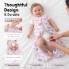 image:imageYoofoss Baby Sleep Sack 1218 Months TOG 10 Baby Wearable Blanket 2 Pack 100 Organic Cotton Infant Toddler Sleeping Sack 2Way Zipper Lightweight Sleep SackPurple Butterfly