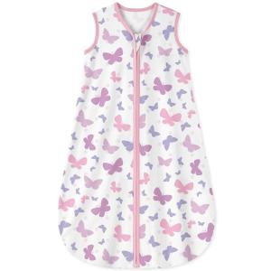 image:imageYoofoss Baby Sleep Sack 1218 Months TOG 10 Baby Wearable Blanket 2 Pack 100 Organic Cotton Infant Toddler Sleeping Sack 2Way Zipper Lightweight Sleep SackPurple Butterfly