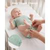 image:imageYoofoss Baby Bodysuits Rayon Made From Bamboo Soft Breathable Baby Onesie Short Sleeve Newborn Baby Boy Girl Clothes 3 PackApricotgreen