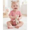image:imageYoofoss Baby Bodysuits Rayon Made From Bamboo Soft Breathable Baby Onesie Short Sleeve Newborn Baby Boy Girl Clothes 3 PackApricotpink