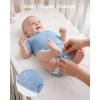 image:imageYoofoss Baby Bodysuits Rayon Made From Bamboo Soft Breathable Baby Onesie Short Sleeve Newborn Baby Boy Girl Clothes 3 PackBluegraygreen
