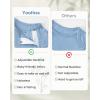 image:imageYoofoss Baby Bodysuits Rayon Made From Bamboo Soft Breathable Baby Onesie Short Sleeve Newborn Baby Boy Girl Clothes 3 PackBluegraygreen