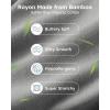 image:imageYoofoss Baby Bodysuits Rayon Made From Bamboo Soft Breathable Baby Onesie Short Sleeve Newborn Baby Boy Girl Clothes 3 PackBluegraygreen